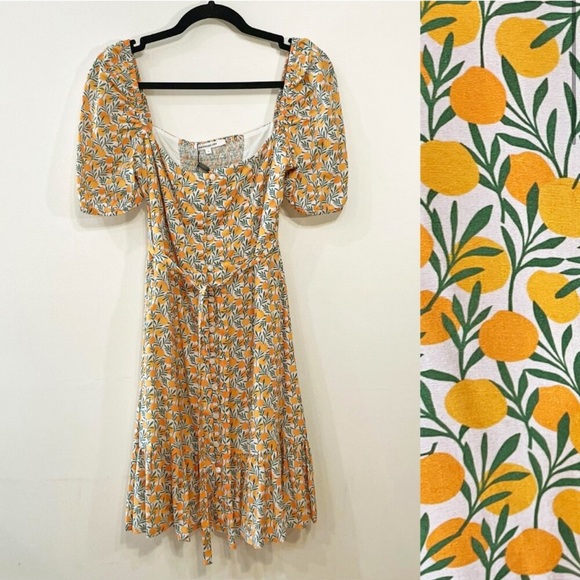Emerson Fry Dresses & Skirts - New Emerson Fry Rare Orange Print Mini Dress Small